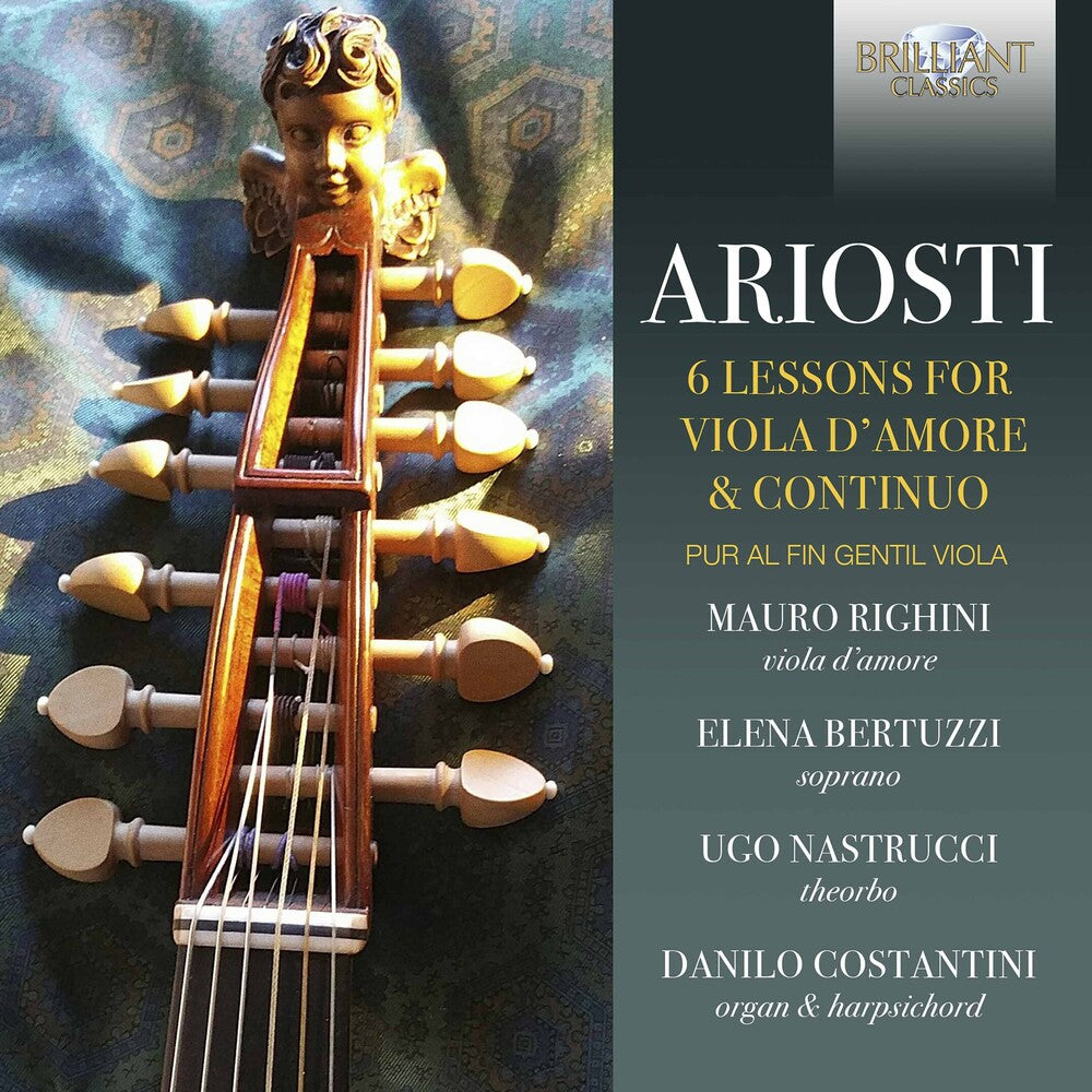 the album cover for Ariosti / Righini / Costantini - 6 Lessons For Viola D'amore