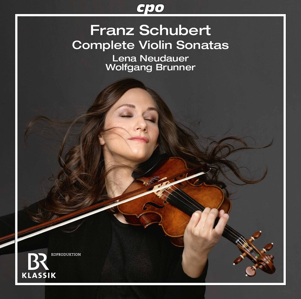 the album cover for Schubert / Neudauer / Brunner - Sonatas For Violin & Fortepian