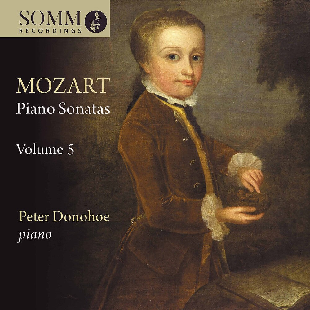 the album cover for Mozart / Donohoe - Piano Sonatas 5