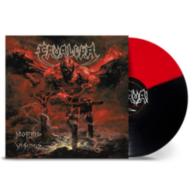 Cavalera - Morbid Visions (Red Black Split LP Vinyl) Vinyl Record