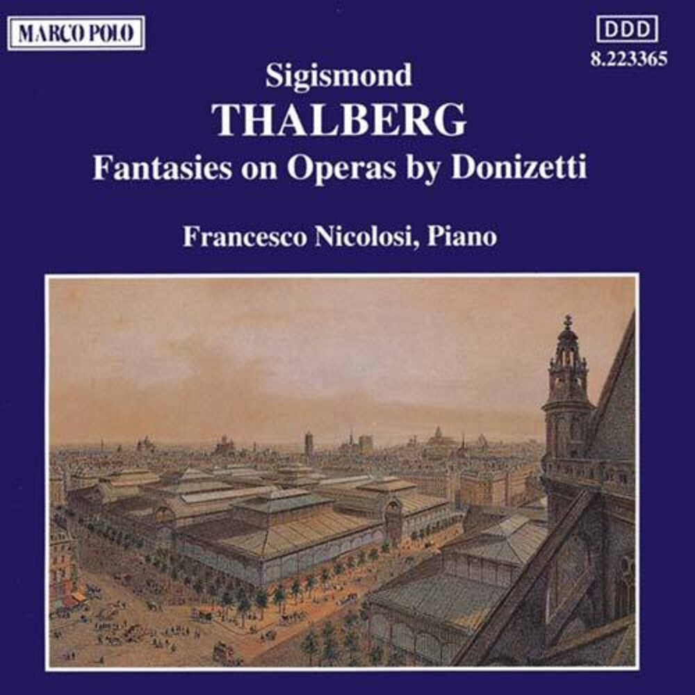 the album cover for Thalberg / Nicolosi - Variations On Donizetti Operas