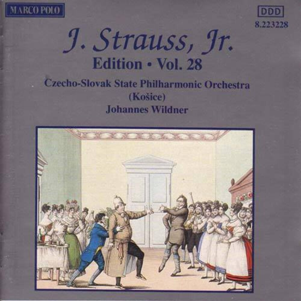 the album cover for Strauss / Wildner / Cssr State Philharmonic - Complete Orchestral Works 28
