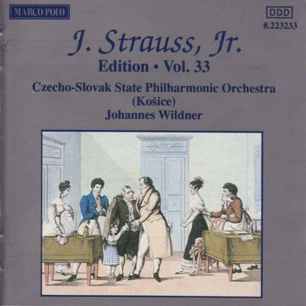 the album cover for Strauss / Wildner / Cssr State Philharmonic - Complete Orchestral Works 33
