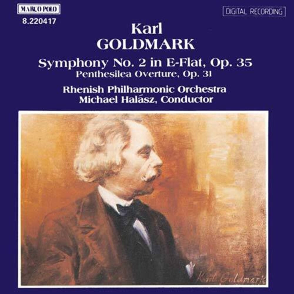 the album cover for Goldmark / Halasz / Rhenish Phil. Orch. - Symphony 2