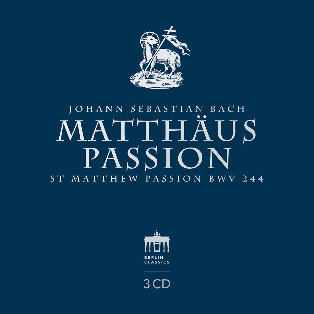 the album cover for J Bach .S. / Mauersberger / Adam - St Matthew Passion (3pk)