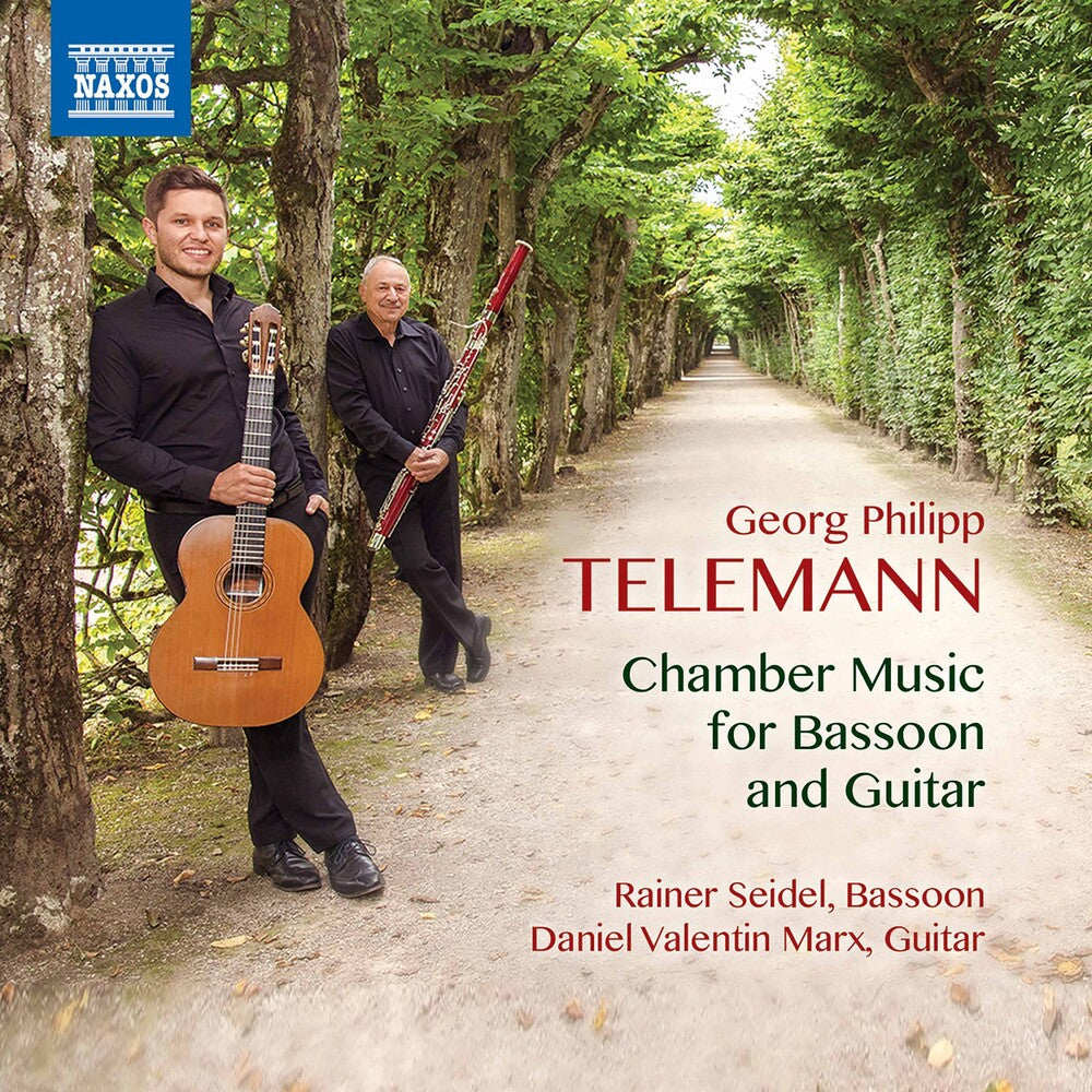the album cover for Telemann / Seidel / Marx - Sonatas For Bassoon & Guitar