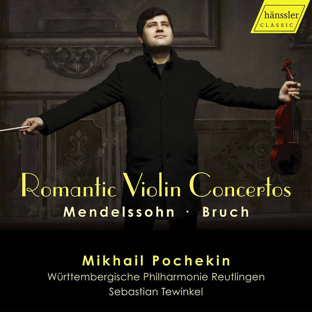 the album cover for Mendelssohn / Pochekin / Tewinkel - Romantic Violin Concertos