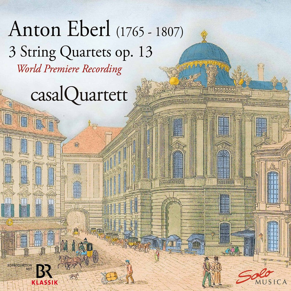 the album cover for Eberl / Casal Quartett - Rediscovered - 3 String Quarte