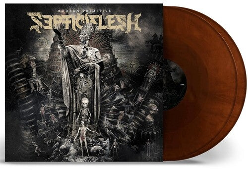 Septicflesh - Modern Primitive (Brown & Black Marbled) Vinyl Record