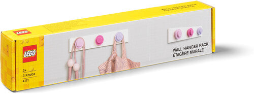Room Copenhagen - Lego Wall Hanger Rack In Light Pink Dark Pink - Collectibles
