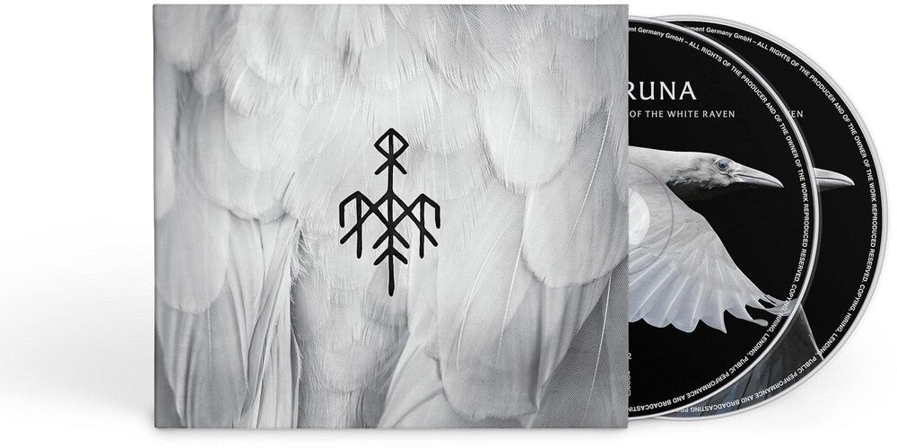 the album cover for Wardruna - Kvitravn - First Flight Of The White Raven