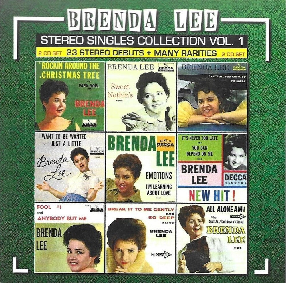 the album cover for Brenda Lee - Stereo Singles Collection 1-2 Cd 61 Cuts