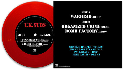 UK Subs - Warhead (red) Vinyl Record