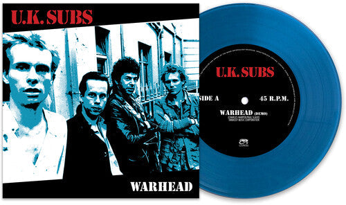 UK Subs - Warhead / Blue Vinyl Record