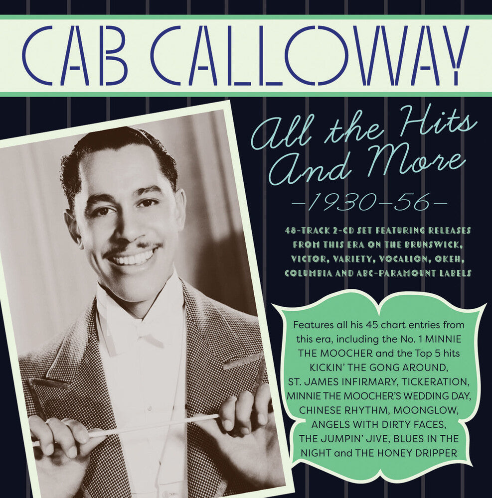 the album cover for Cab Calloway & His Orchestra - Hits Collection 1930-56