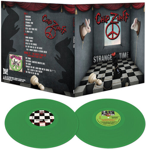 Chip Z'Nuff - Strange Time - GREEN Vinyl Record