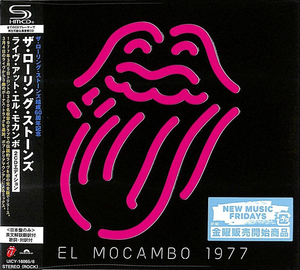 the album cover for The Rolling Stones - Live At The El Mocambo - SHM-CD