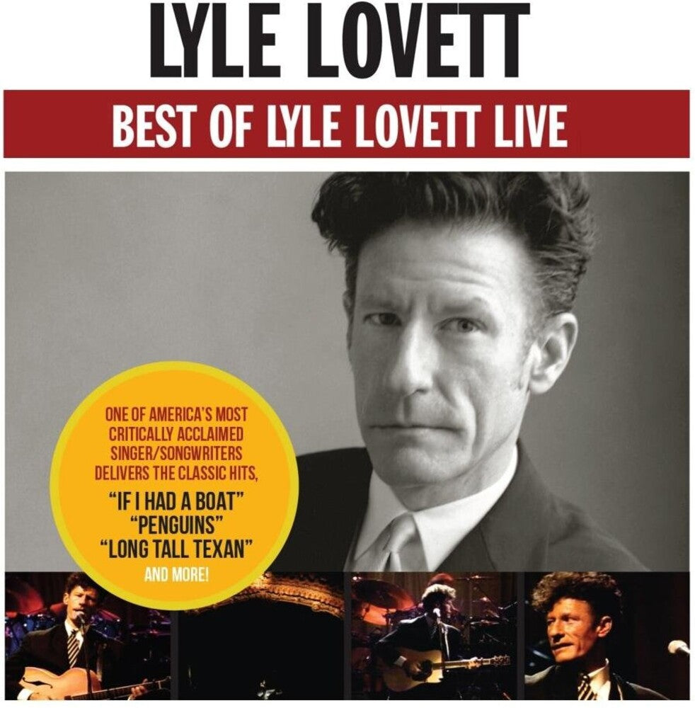 the album cover for Lyle Lovett - Best Of Lyle Lovett Live (Mod)