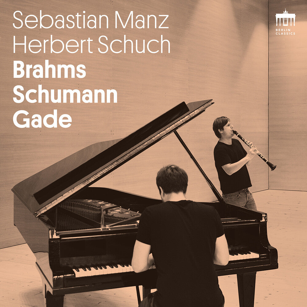 the album cover for Brahms / Manz / Schuch - Brahms / Schumann / Gade