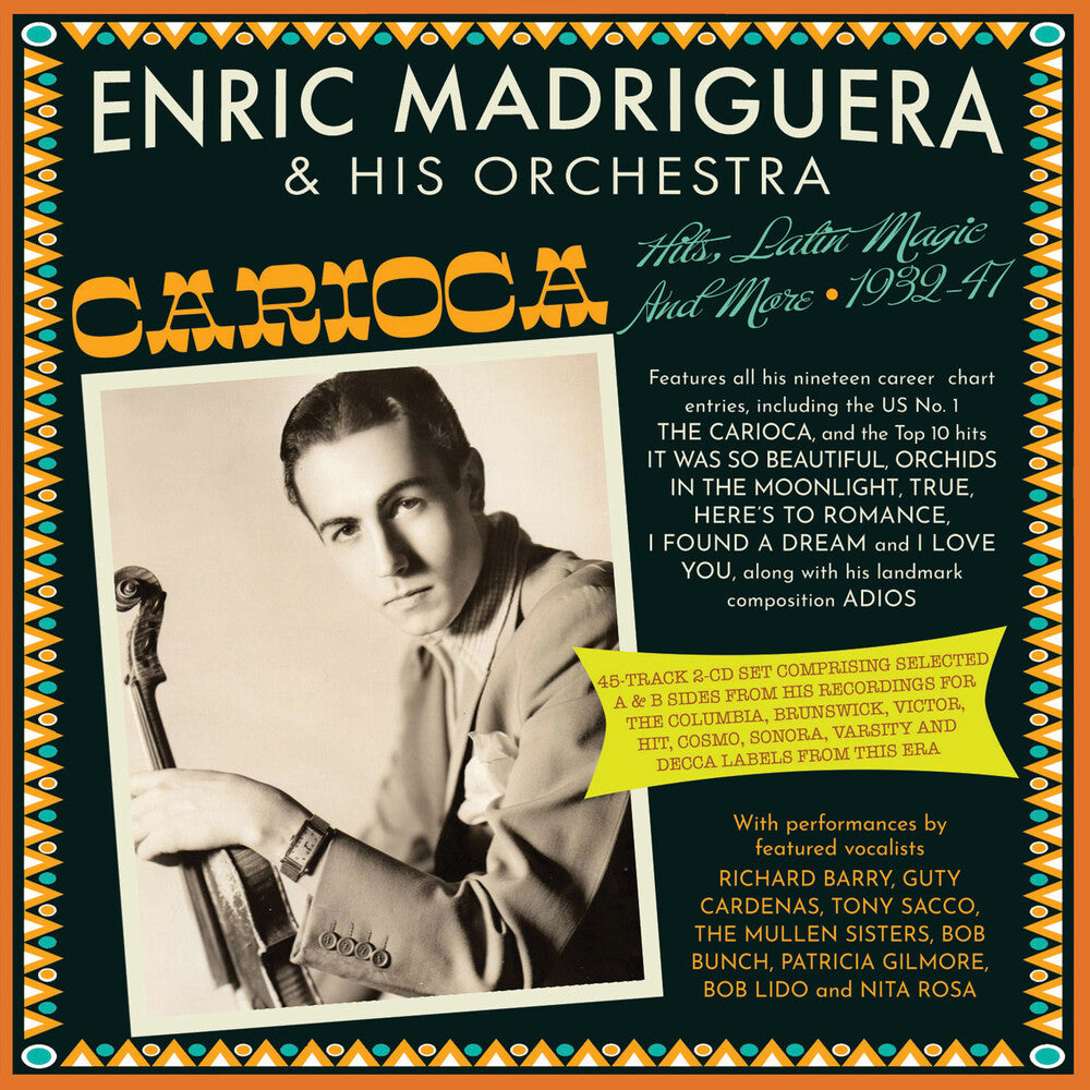 the album cover for Enric Madriguera & His Orchestra - Carioca! Hits Latin Magic And More 1932-47