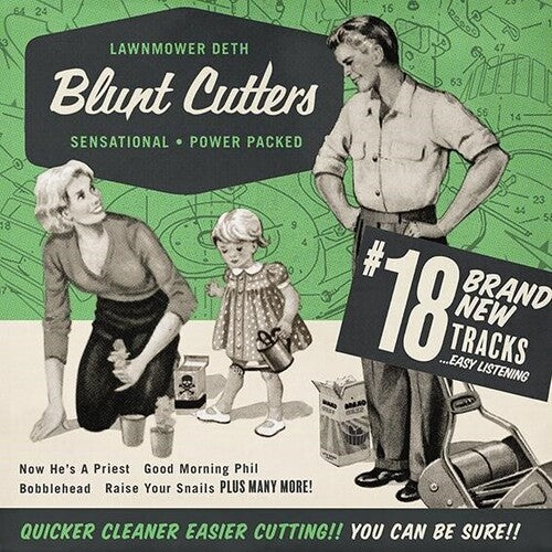 Lawnmower Deth - Blunt Cutters - Transparent Green Vinyl Vinyl Record