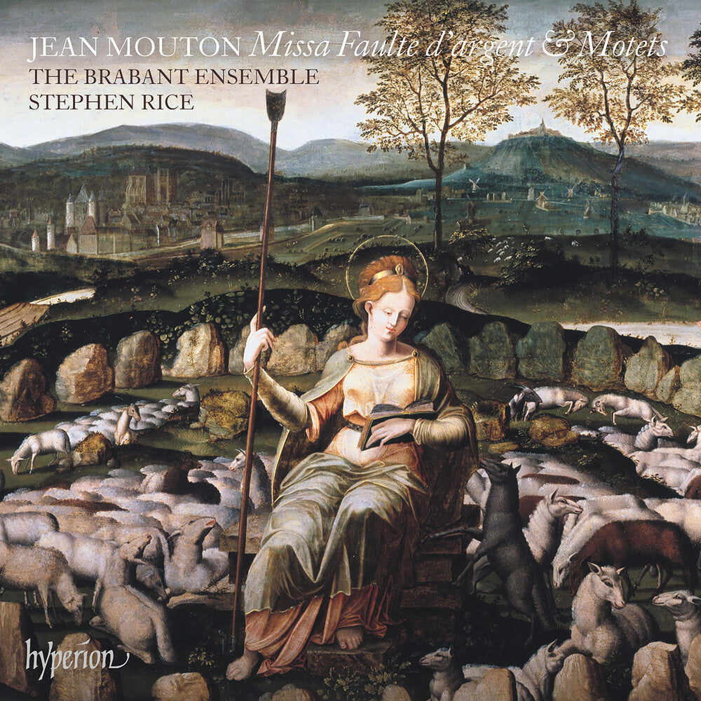 the album cover for Brabant Ensemble - Mouton: Missa Faulte D'argent & Motets