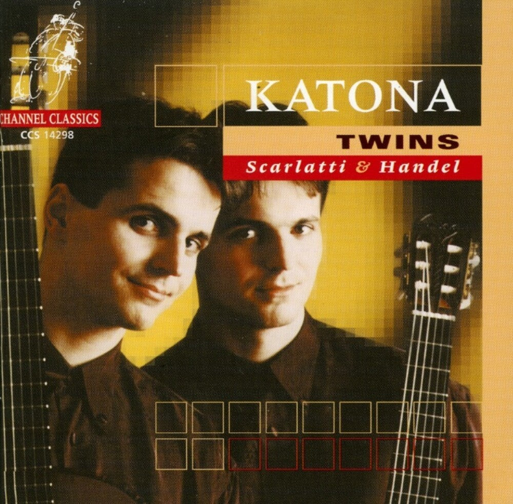 the album cover for Katona Twins - Scarlatti & Handel