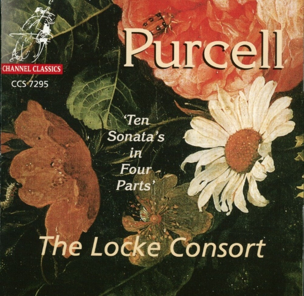the album cover for The Locke Consort - Purcell: Ten Sonatas in Four Parts