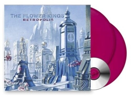 The Flower Kings - Retropolis - Transparent Magenta Vinyl + CD & LP Booklet Vinyl Record