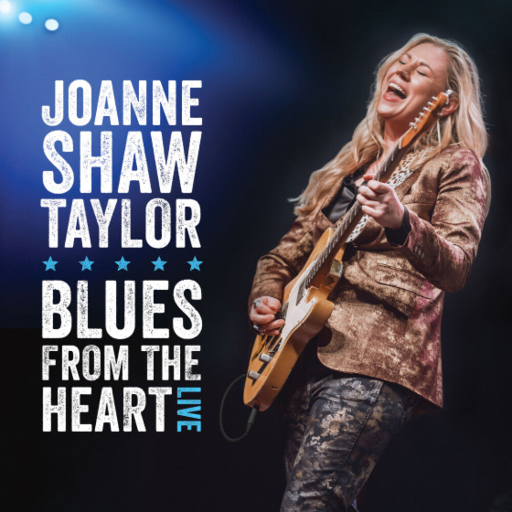 the album cover for Joanne Taylor Shaw - Blues From The Heart Live (W/Dvd)
