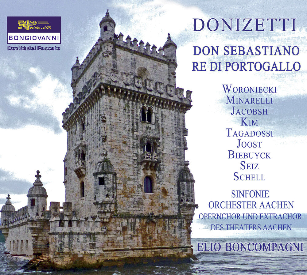the album cover for Donizetti / Woroniecki / Jacobsh - Don Sebastiano / Re Di Portogallo (2pk)
