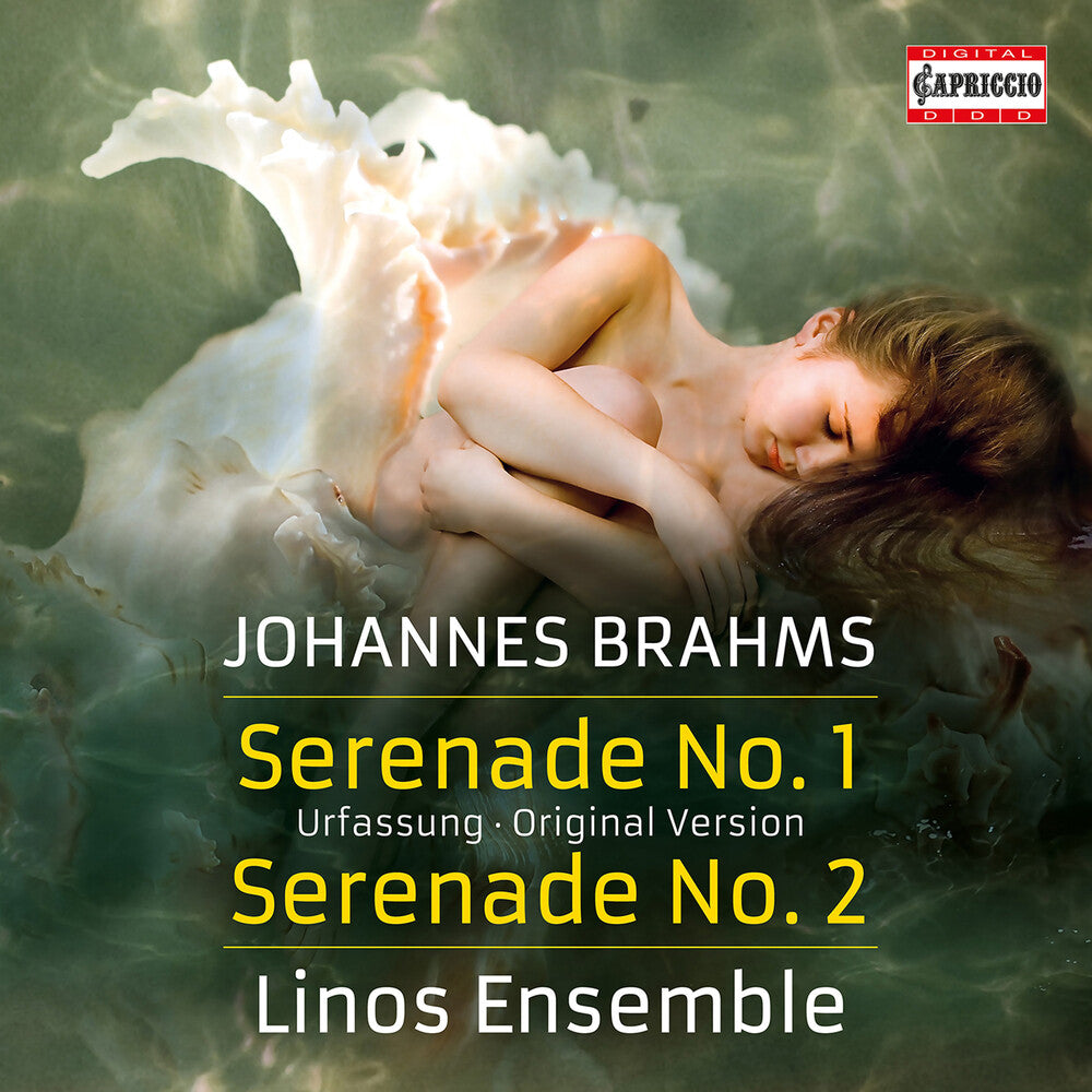 the album cover for Brahms / Linos Ensemble - Serenades 1 & 2