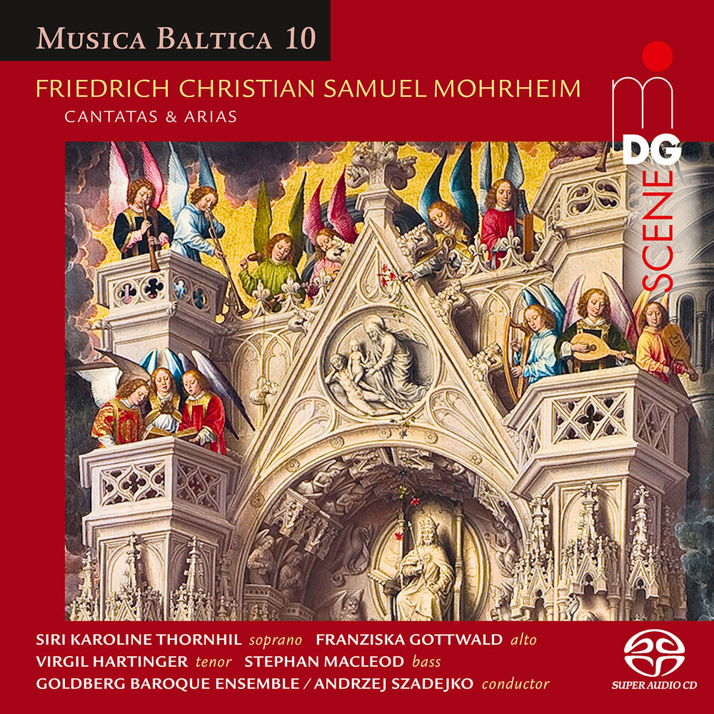 the album cover for Mohrheim / Goldberg Baroque Ensemble - Cantatas & Arias (Hybr)