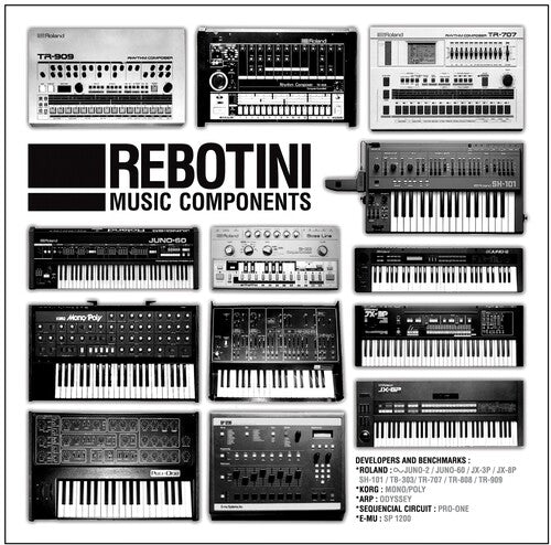 Arnaud Rebotini - Music Components - White/Black Vinyl Record
