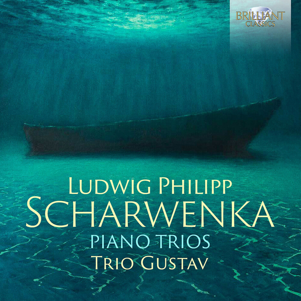 the album cover for Scharwenka / Trio Gustav - Piano Trios