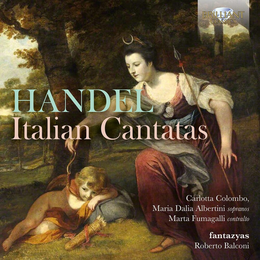 the album cover for Handel / Colombo / Fantazyas - Italian Cantatas