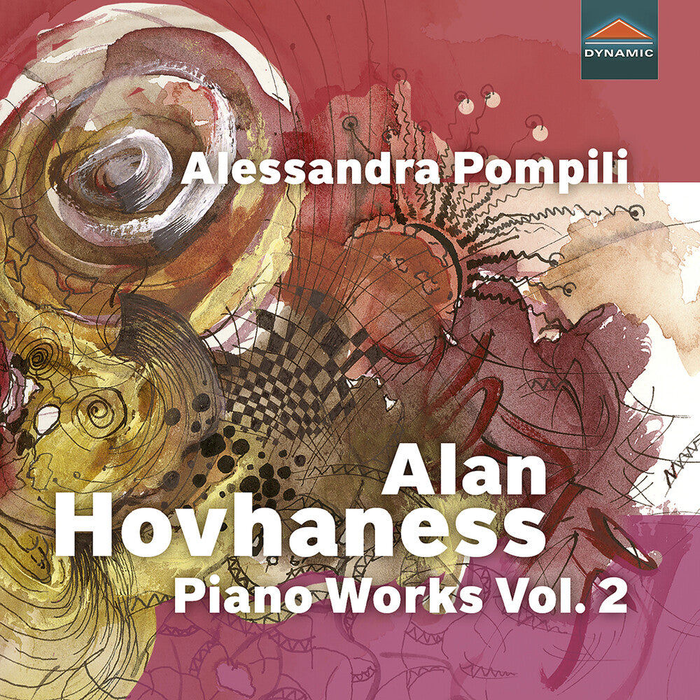 the album cover for Hovhaness / Pompili - Piano Works 2
