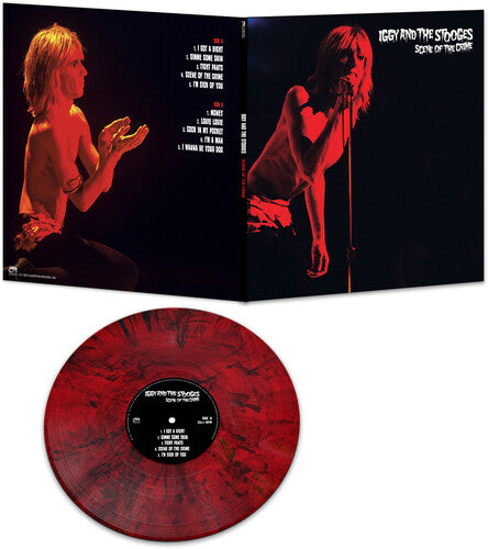 Iggy & Stooges - Scene Of The Crime - Red Marble Vinyl Record