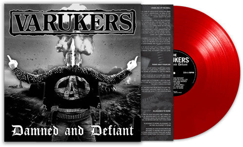 Varukers - Damned & Defiant - Red Vinyl Record