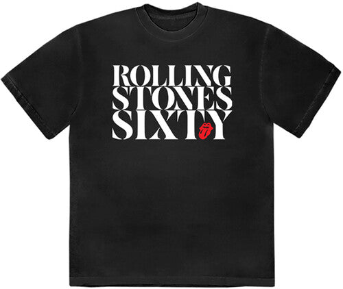 Rolling Stones Chic Sixty Black Ss Tee S - Rolling Stones Chic Sixty Black Ss Tee S - Apparel