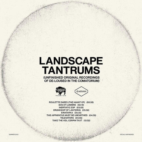 The Mars Volta - Landscape Tantrums: Unfinished Original Recordings Of De-Loused In The Comatorium - Clear Vinyl Vinyl Record