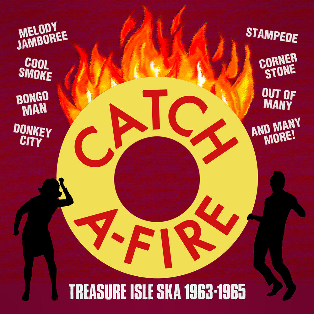 the album cover for Catch A-Fire: Treasure Isle Ska 1963-1965 / Var - Catch A-Fire: Treasure Isle Ska 1963-1965 / Var