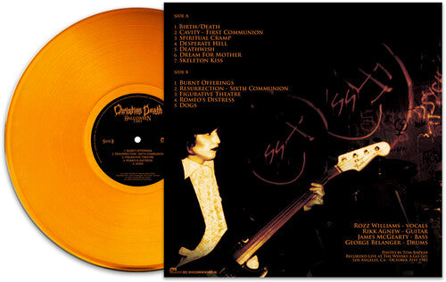 Christian Death - Halloween 1981 (Orange) Vinyl Record
