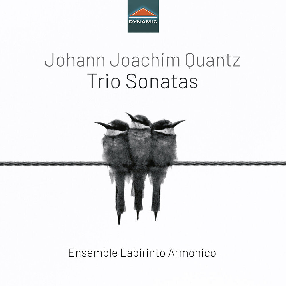 the album cover for Quantz / Ensemble Labirinto Armonico - Trio Sonatas