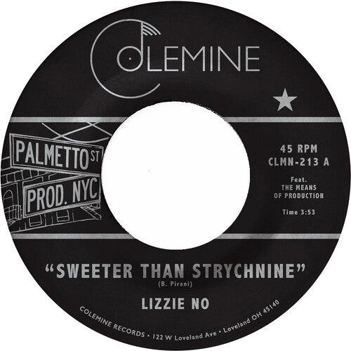 Lizzie No & Ben Pirani - Sweeter Than Strychnine / Stop Bothering Me - Opaque Red Vinyl Record