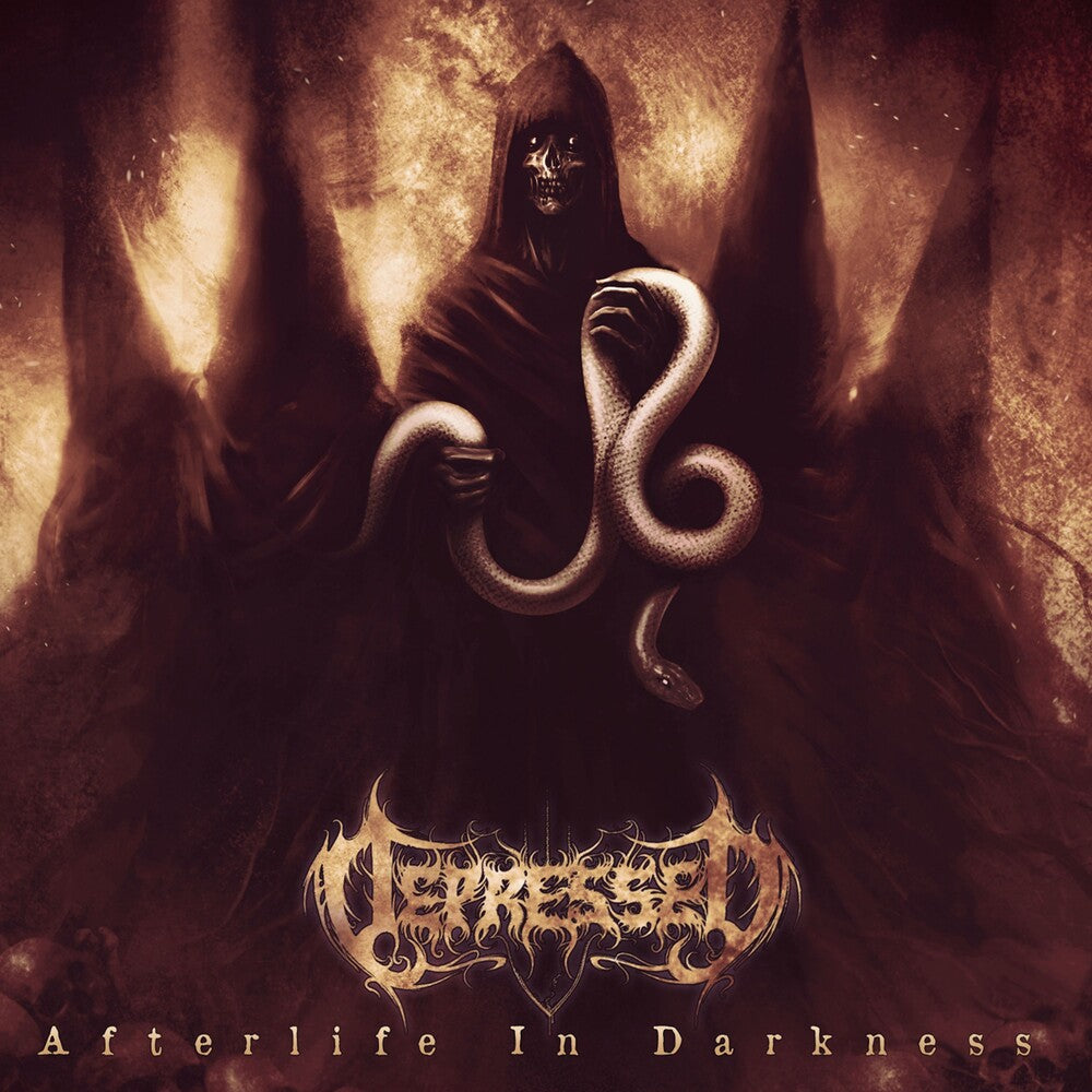 the album cover for Depressed - Afterlife In Darkness