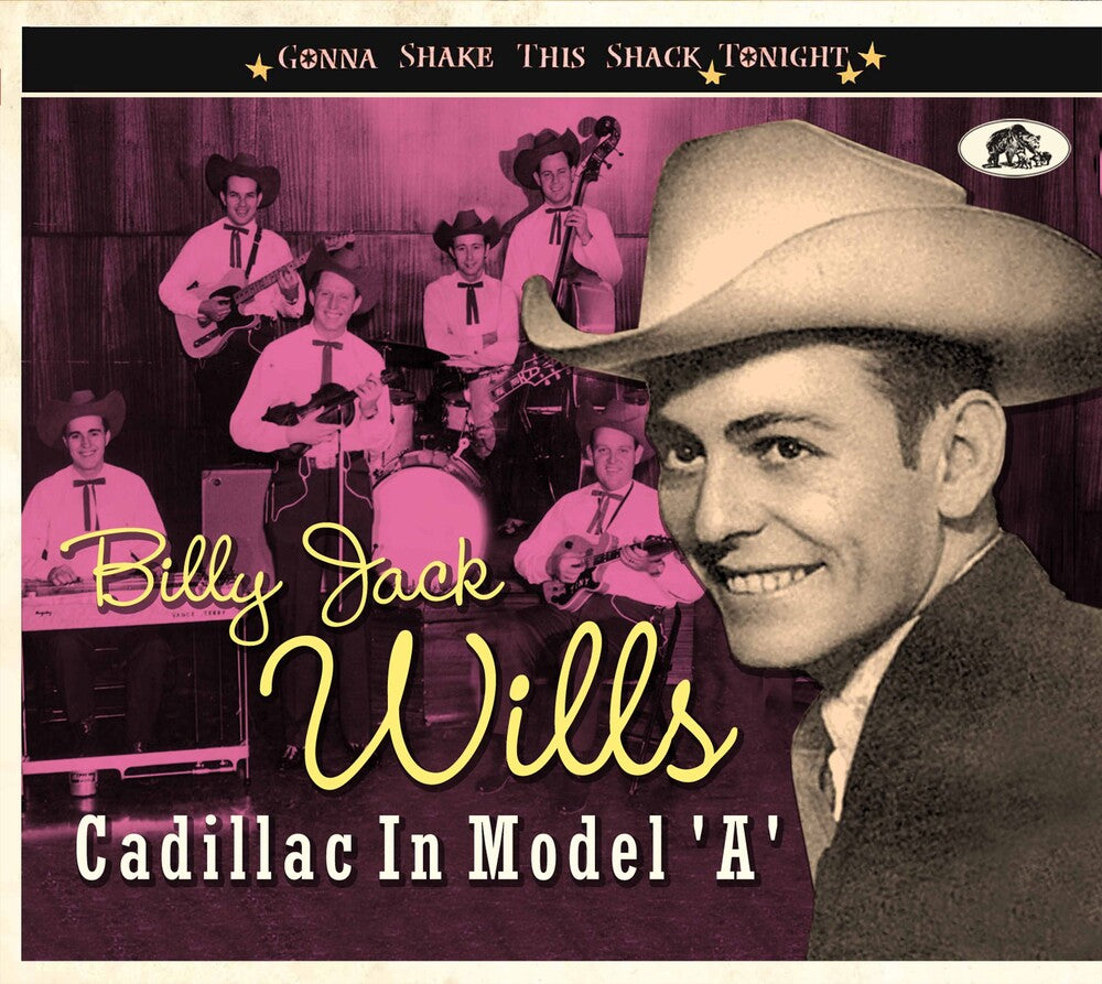 the album cover for Billy Wills Jack - Cadillac In Model A: Gonna Shake This Shack