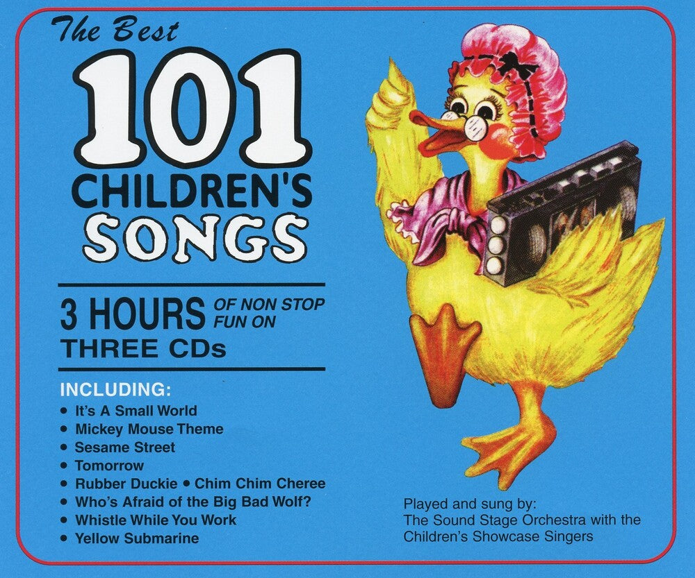 the album cover for Children's Showcase Singers - Best 101 Children's Songs (3pk)