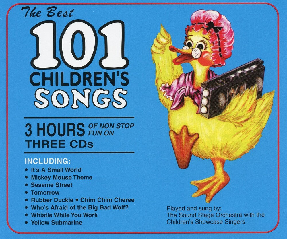 Best 101 Children's Songs (3pk) Music CD