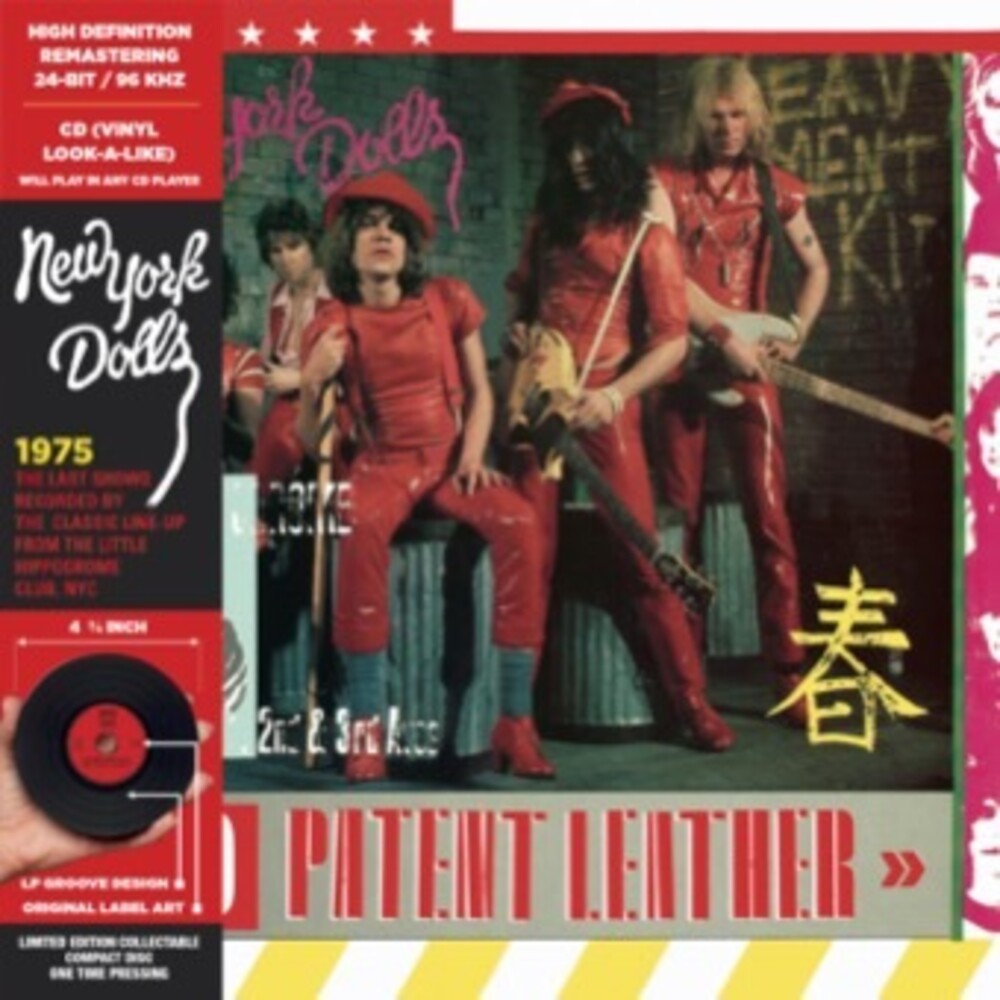 the album cover for New York Dolls - Red Patent Leather